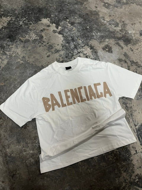 BALENCIAGA TAPE TYPE WHITE OVERSIZED