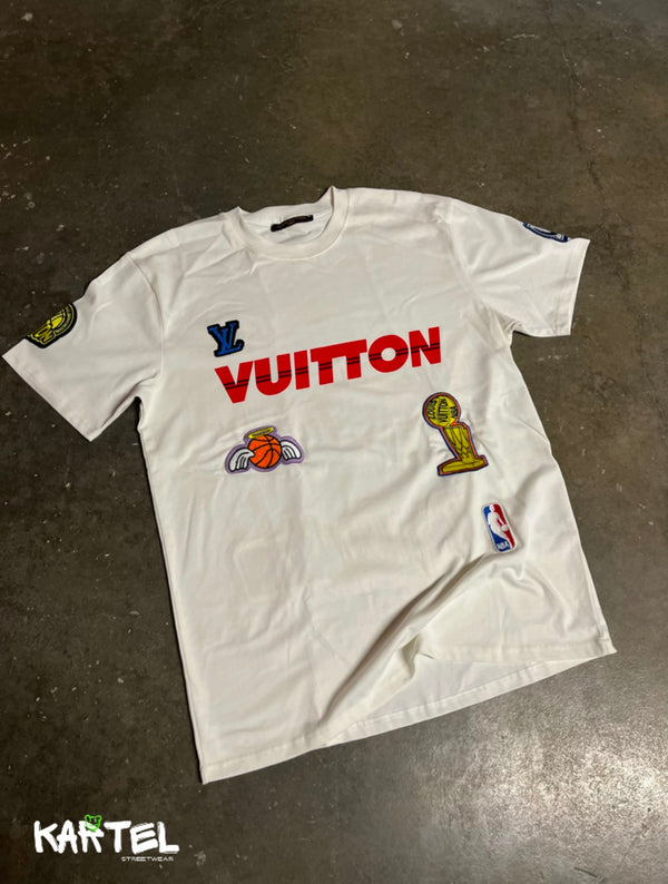 CAMISETA LV NBA EDITION OVERSIZED WHITE