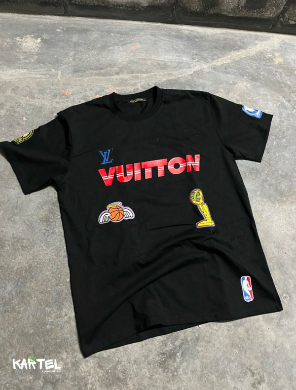 CAMISETA LV OVERSIZED - NBA LIMITED EDITION BLACK